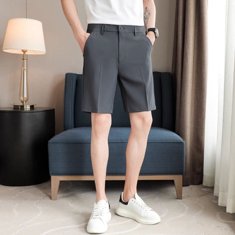 Men's Slim Fit Suit Shorts Sum - Shorts Chino Slim avaliação e preço