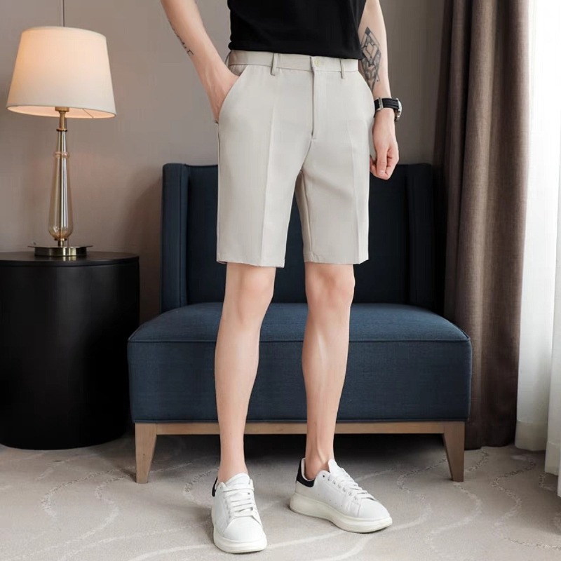 Men's Slim Fit Suit Shorts Sum - Shorts Chino Slim avaliação e preço