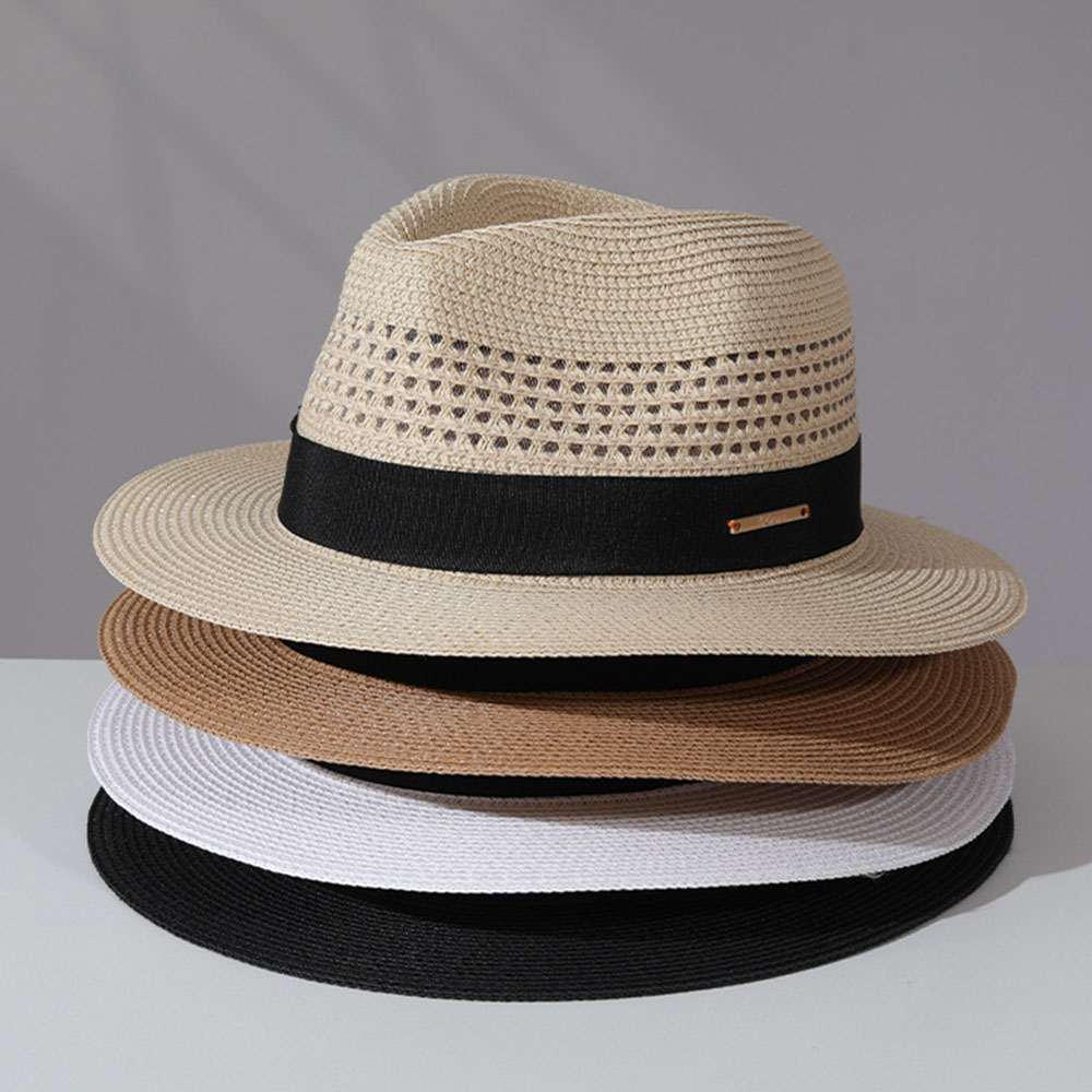 classic straw hat summer Men P - Bucket Hat Straw avaliação e preço
