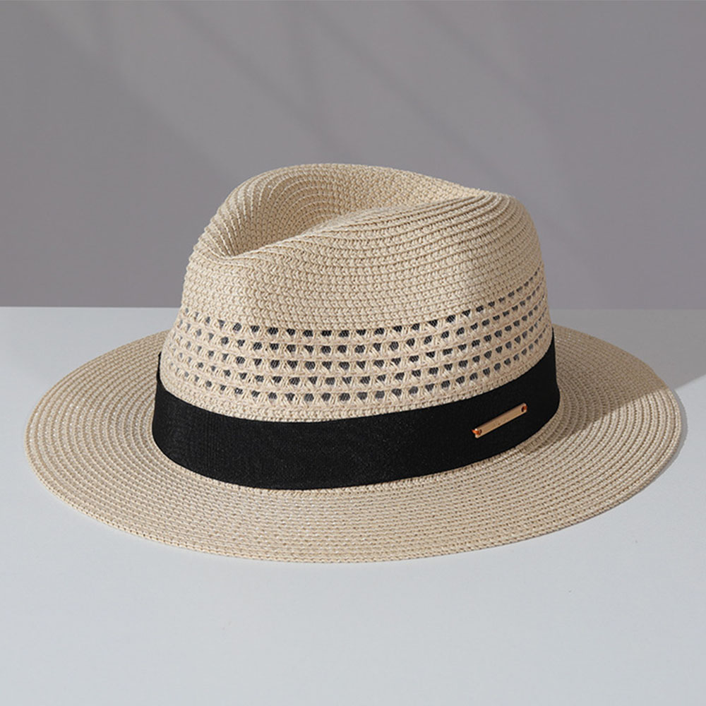 classic straw hat summer Men P - Bucket Hat Straw avaliação e preço