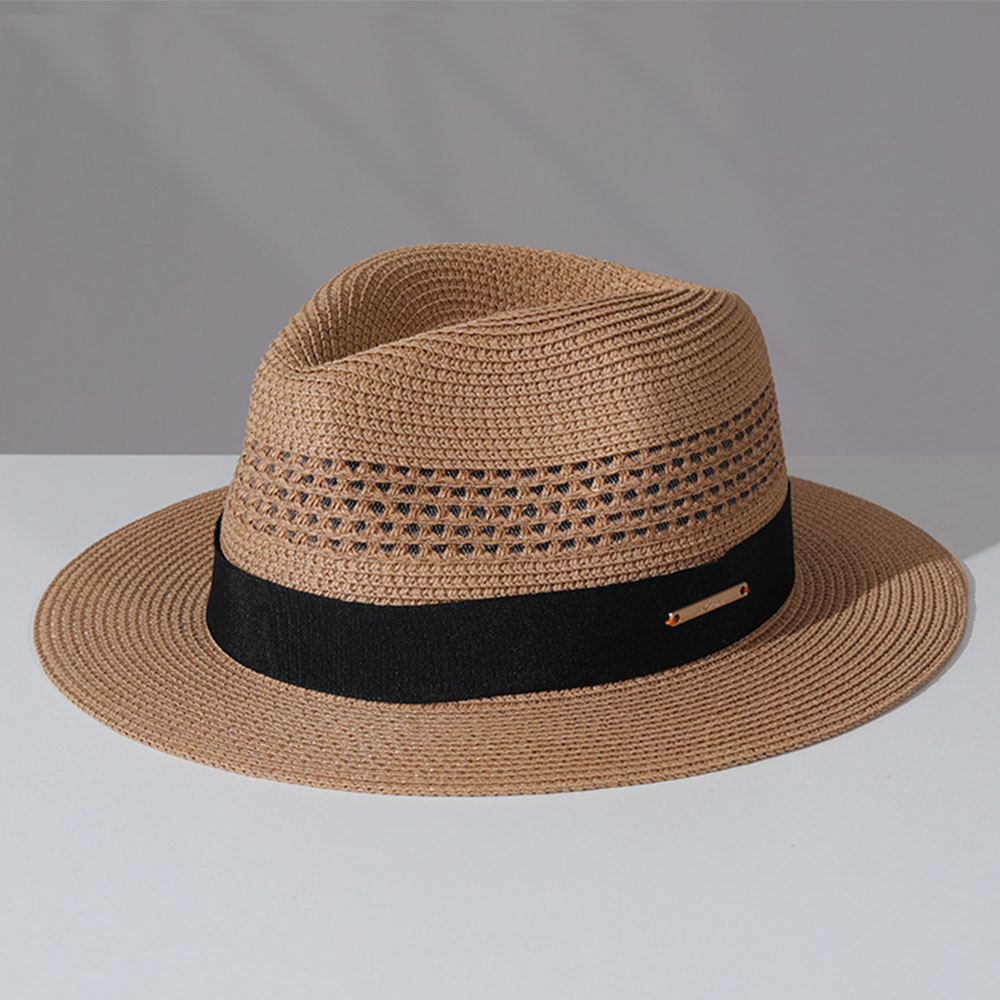 classic straw hat summer Men P - Bucket Hat Straw avaliação e preço