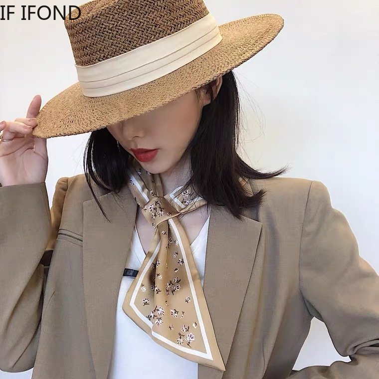 Spring Summer Breathable Straw - Bucket Hat Straw avaliação e preço