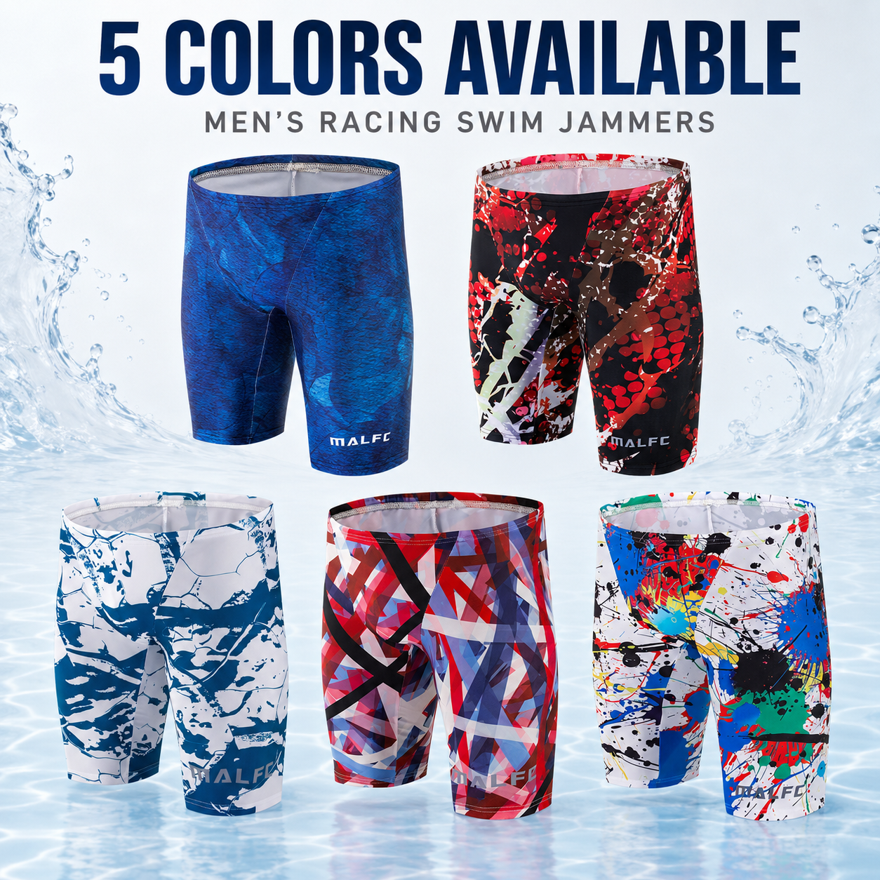 MALFC Summer Men's Swim Jammer - Swim Trunk Quick Dry avaliação e preço
