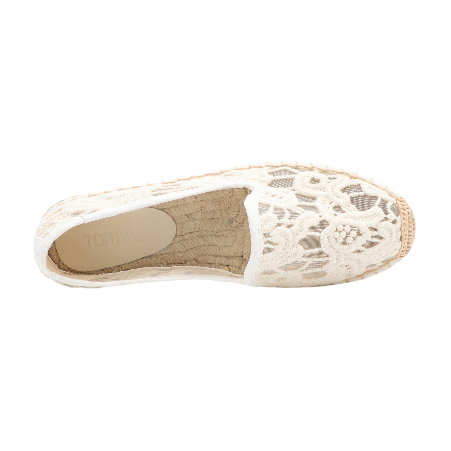 Women Lace Espadrilles Flats S - Espadrille Slip On avaliação e preço