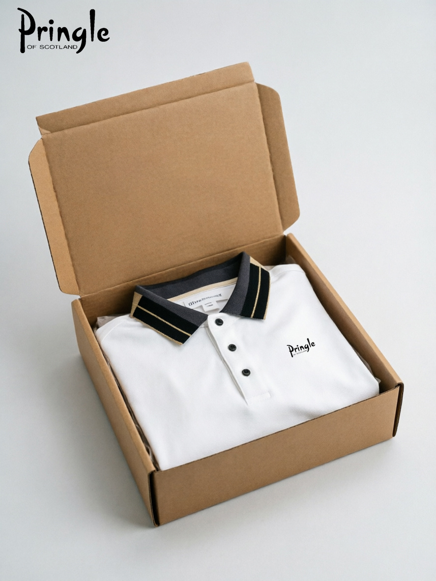 Pringle of Scotland Contrast C - Polo Shirt Pique avaliação e preço