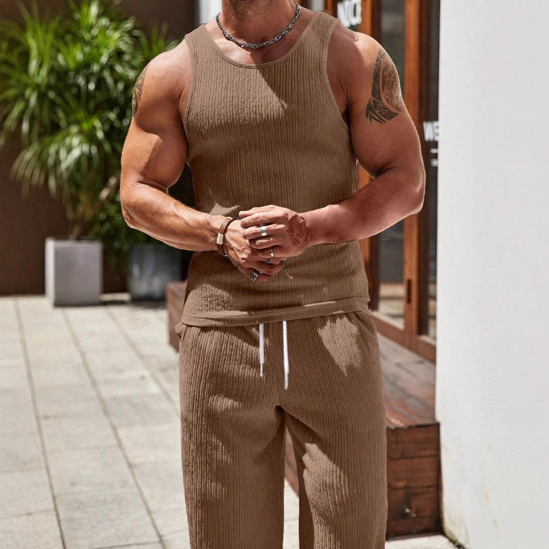 2026 Spring Summer Men's Slim  - Tank Top Muscle avaliação e preço