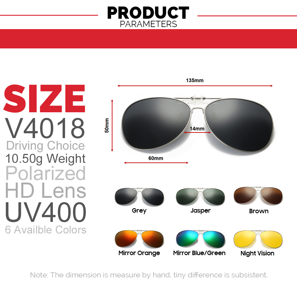 Oversized Pilot Clip on Sungla - Sunglasses Aviator Polarized avaliação e preço