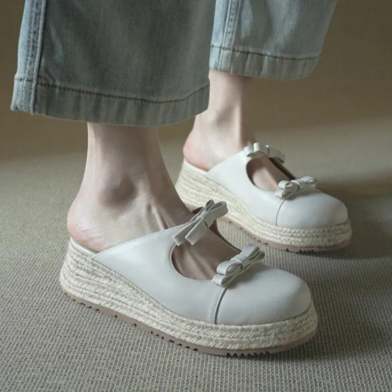Metallic Mary Jane Mules for W - Espadrille Slip On avaliação e preço