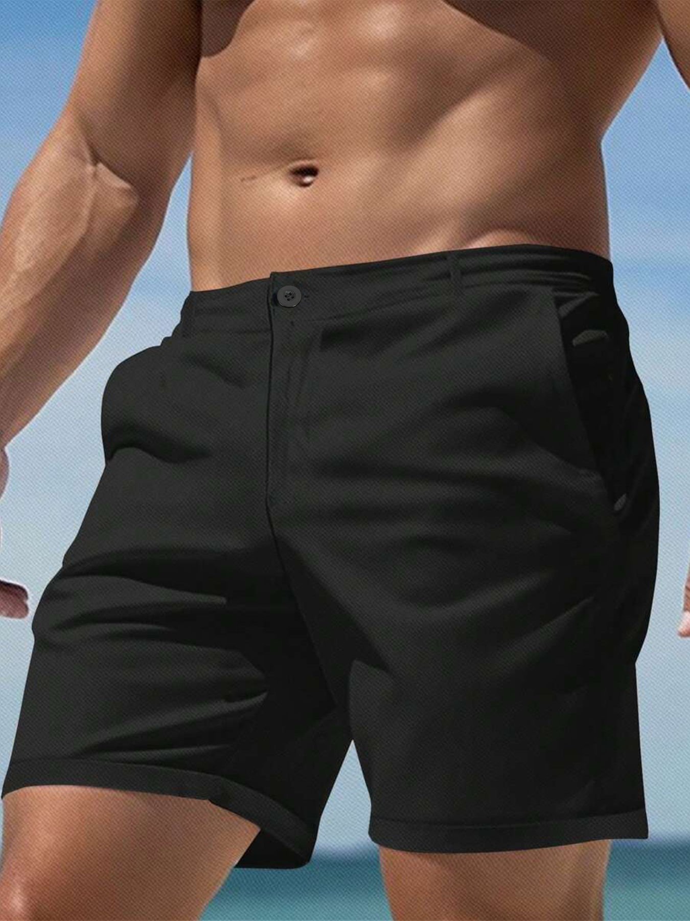 Men's Slim Fit Chino Shorts Su - Shorts Chino Slim avaliação e preço