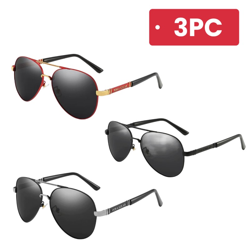 Men Classic Aviator Sunglasses - Sunglasses Aviator Polarized avaliação e preço