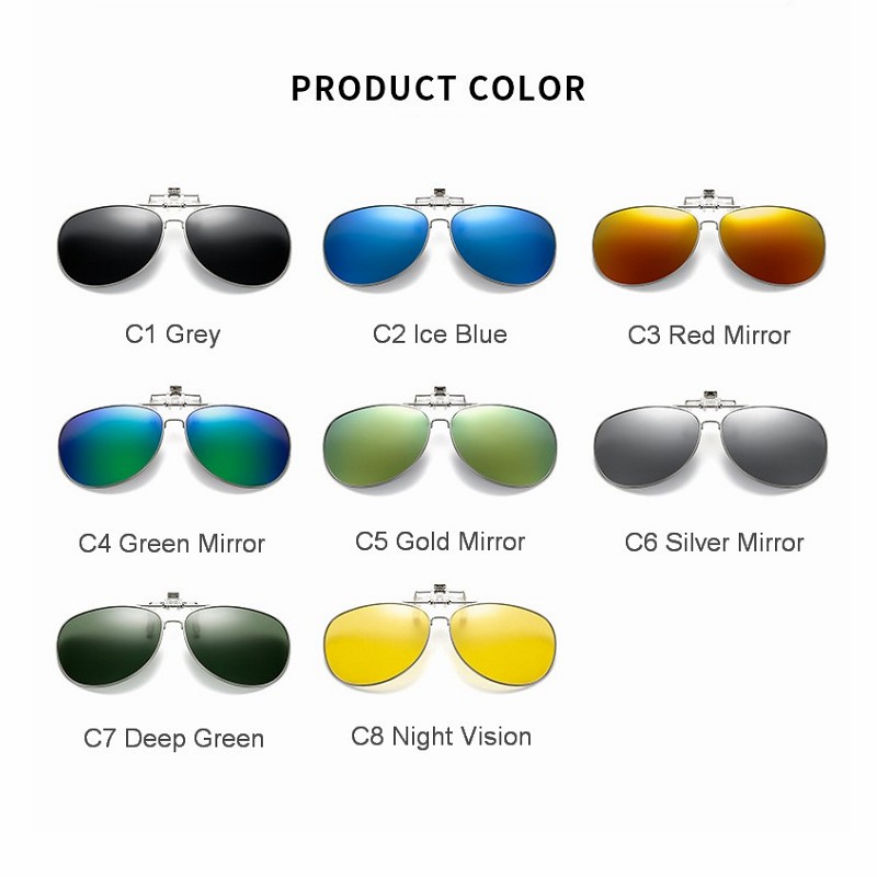 Polarized Sunglasses Lens clip - Sunglasses Aviator Polarized avaliação e preço