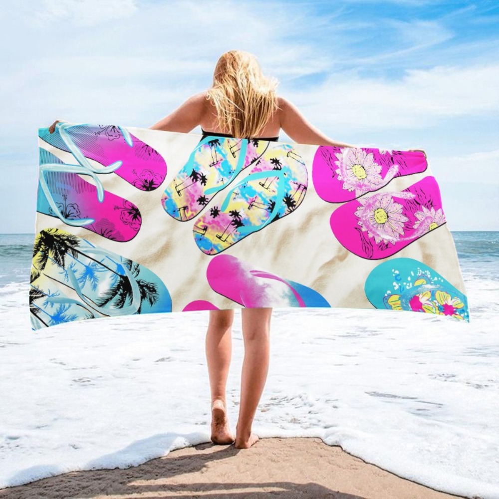 1PC Large Size Beach Blanket M - Beach Towel Large avaliação e preço