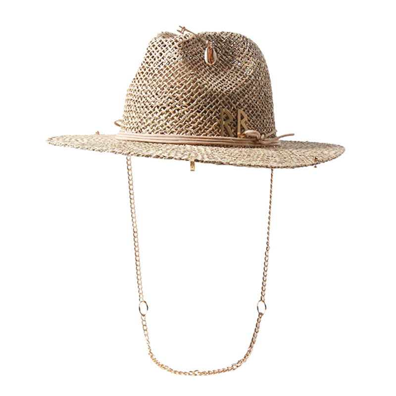 Panama Straw Sun Hat Wide Brim - Bucket Hat Straw avaliação e preço