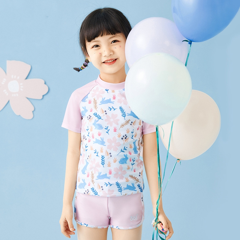 Girl Two Pieces WaterProof Spo - Swim Trunk Quick Dry avaliação e preço