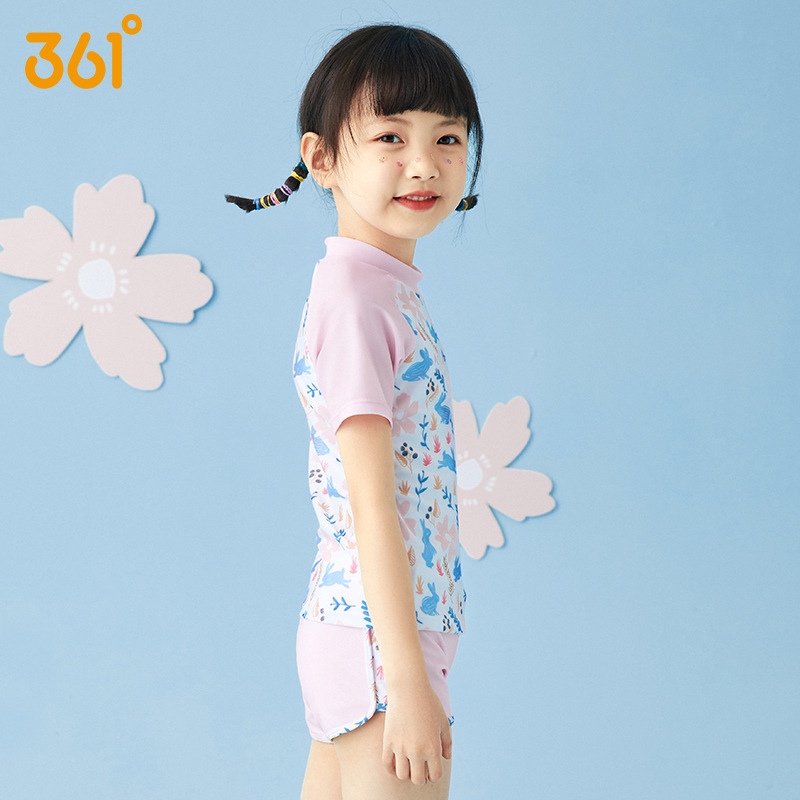 Girl Two Pieces WaterProof Spo - Swim Trunk Quick Dry avaliação e preço