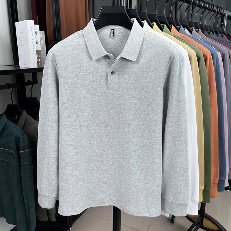 100%pure cotton autumn winter  - Polo Shirt Pique avaliação e preço