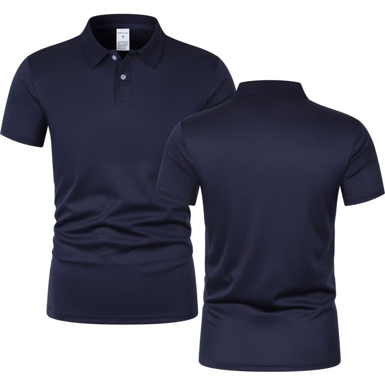 2025 New Summer Men's Short Sl - Polo Shirt Pique avaliação e preço