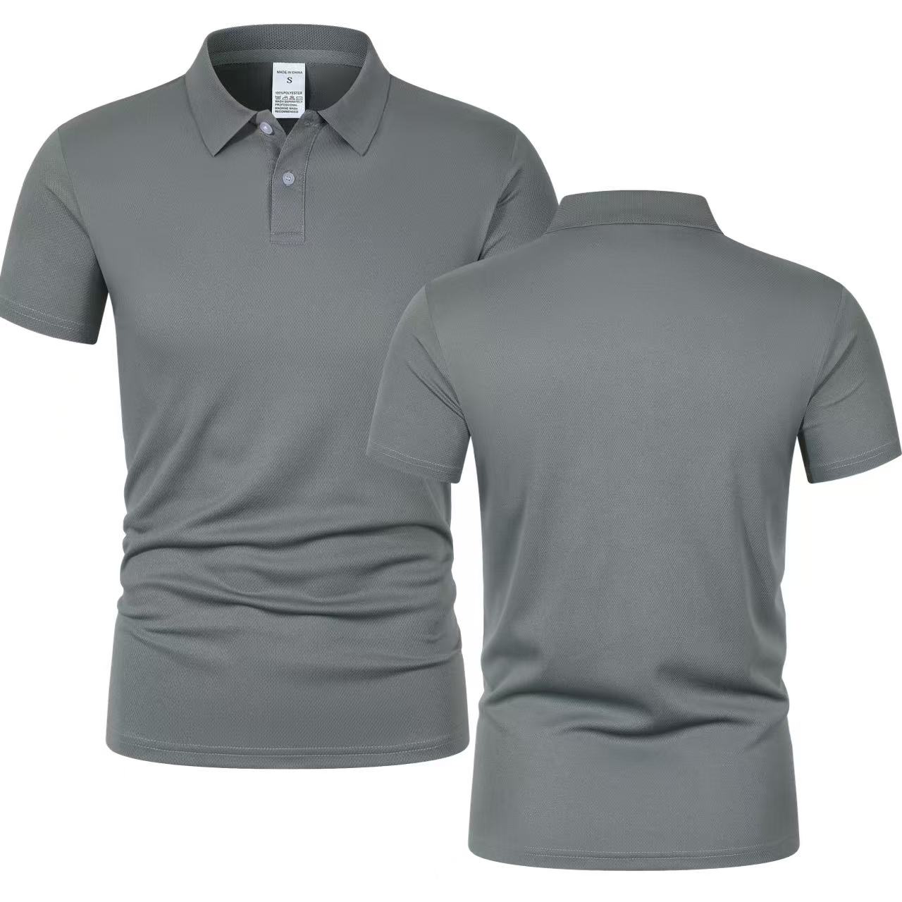 2025 New Summer Men's Short Sl - Polo Shirt Pique avaliação e preço