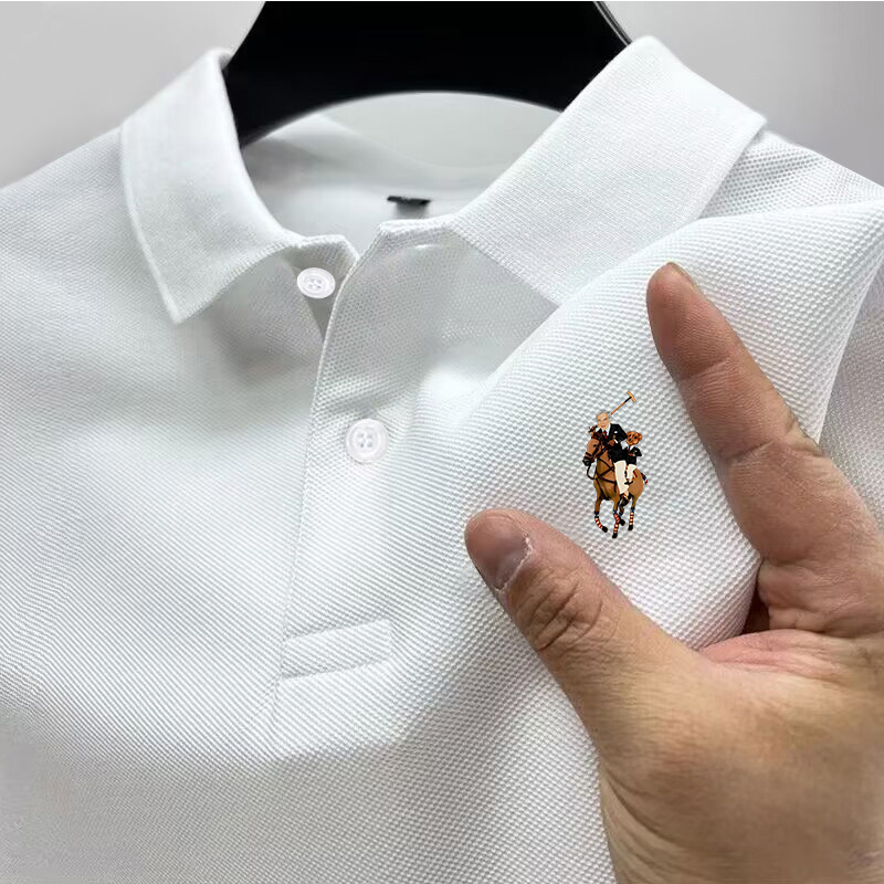 2026 Men's Casual Polo Shirt,  - Polo Shirt Pique avaliação e preço