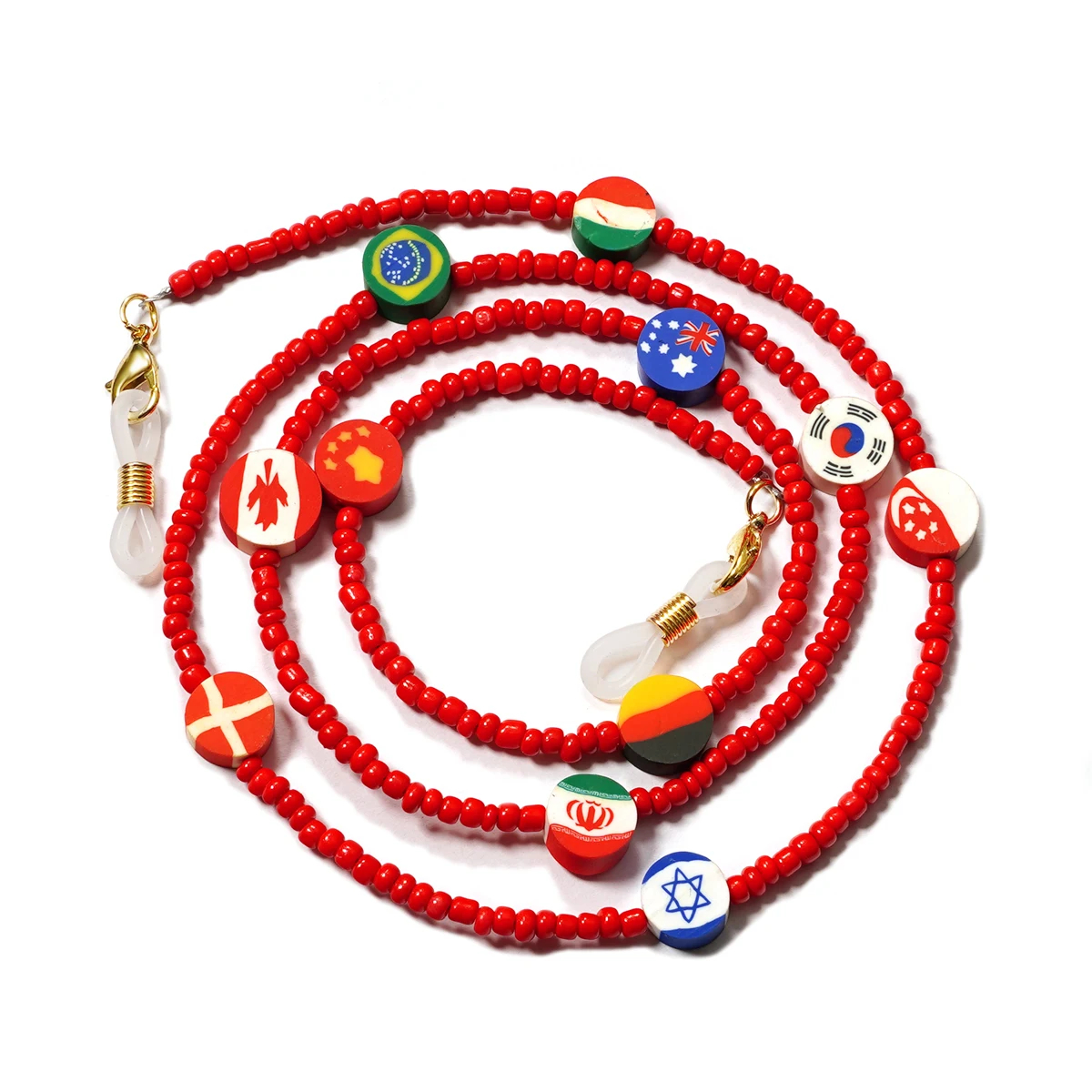 Cartoon cute Mask Strap Beaded - Sunglass Retainer Cord avaliação e preço