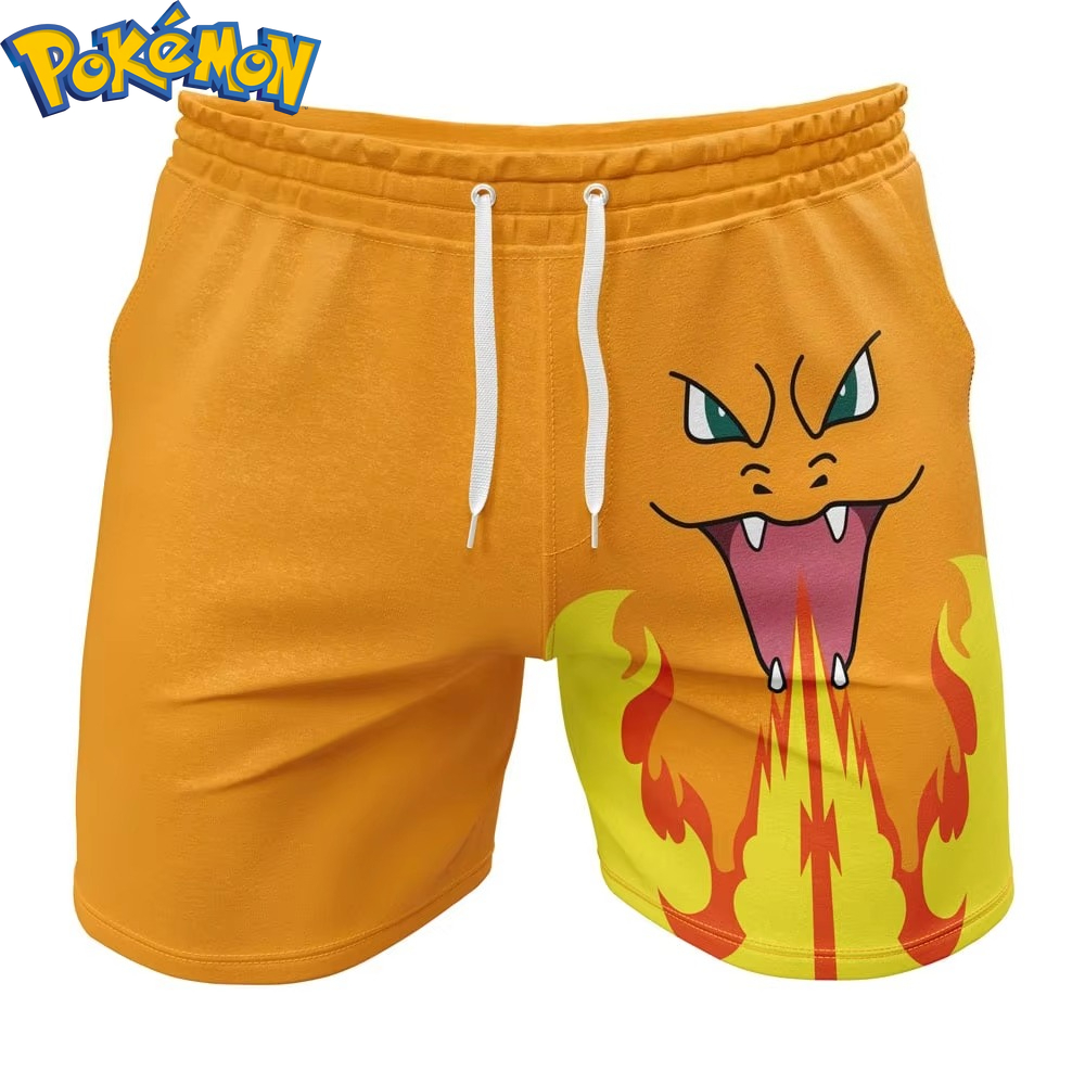 2026 Pokemon Charizard No-Pock - Swim Trunk Quick Dry avaliação e preço