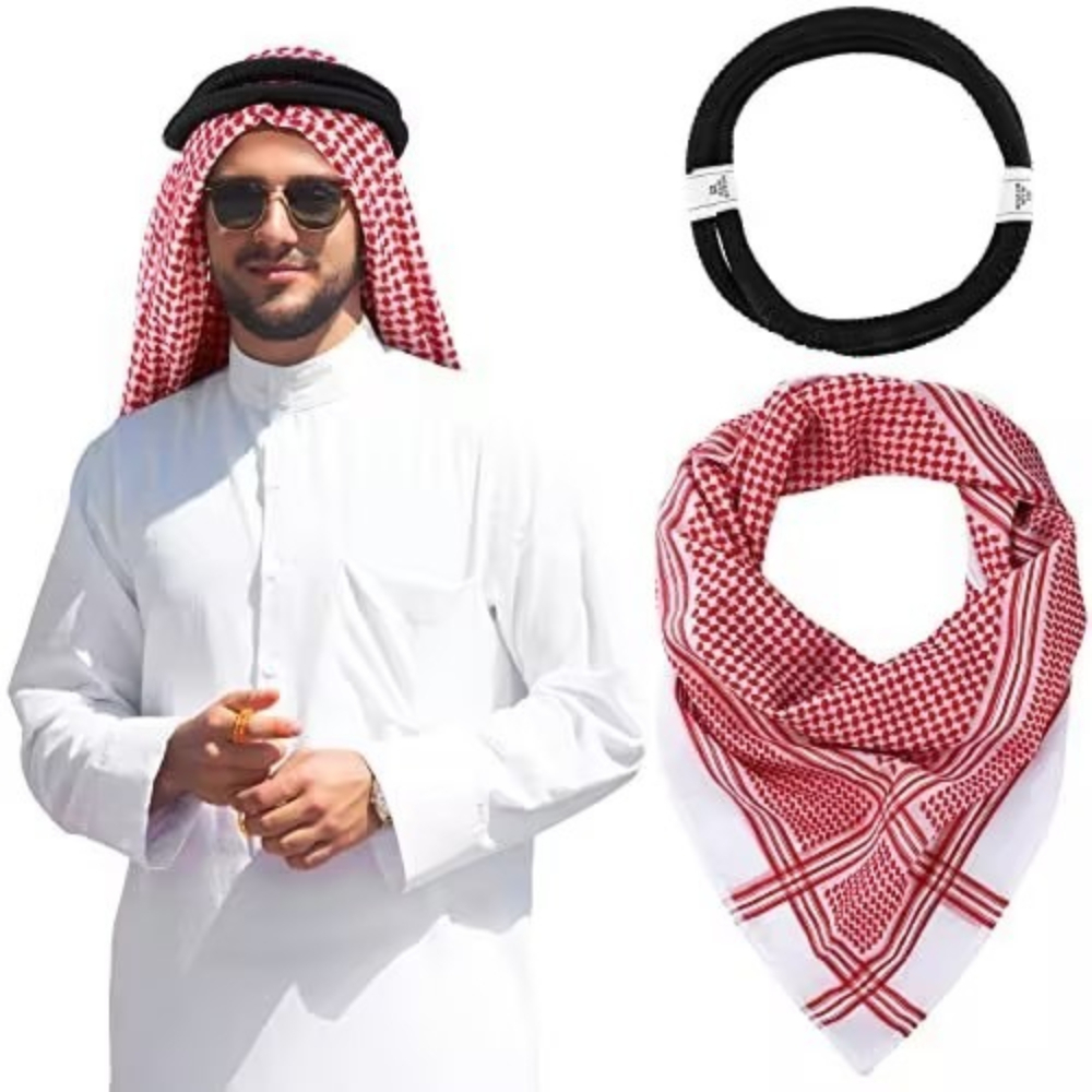 Arab Sheikh Costume Set, Saudi - Sunglass Retainer Cord avaliação e preço