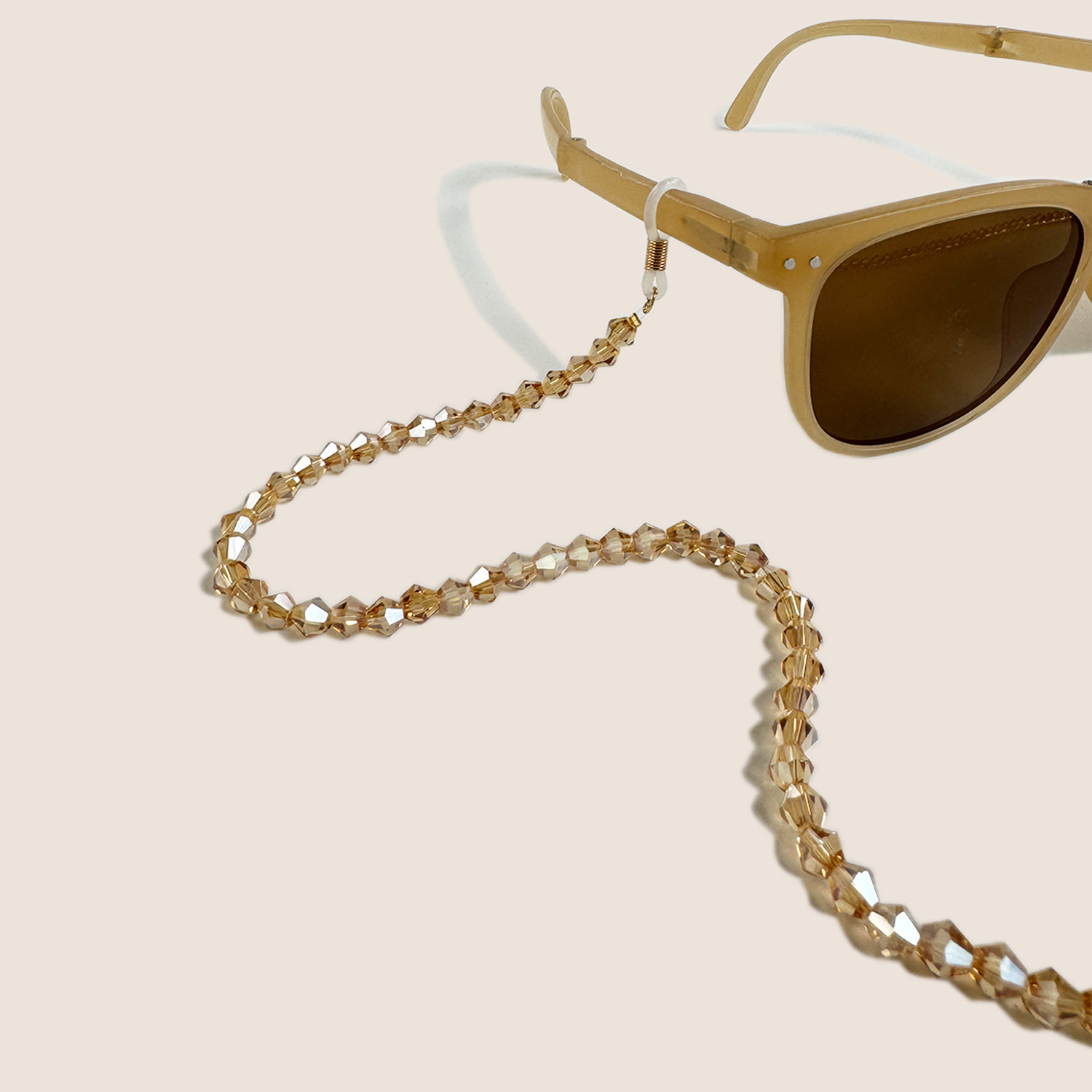 Handmade Crystal Glass Glasses - Sunglass Retainer Cord avaliação e preço