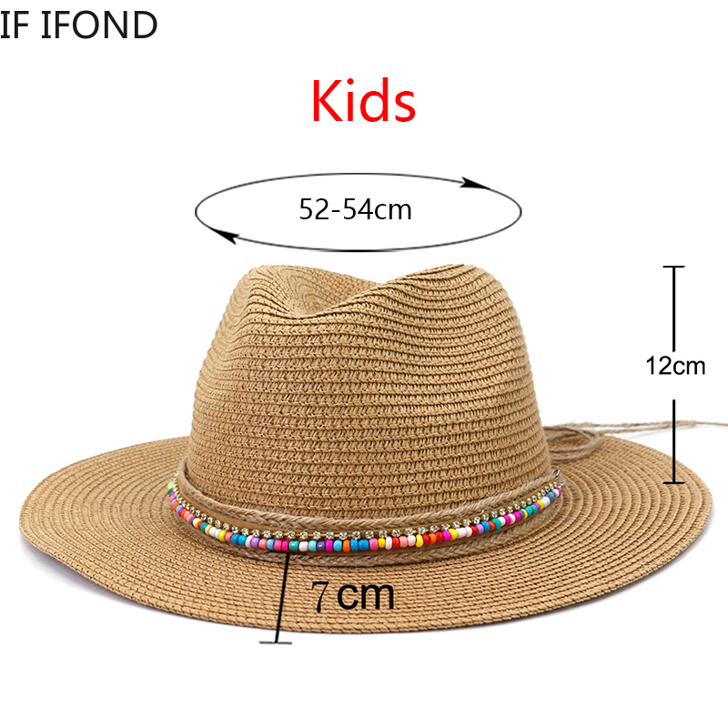 New Summer Boy Girl Kids Straw - Bucket Hat Straw avaliação e preço