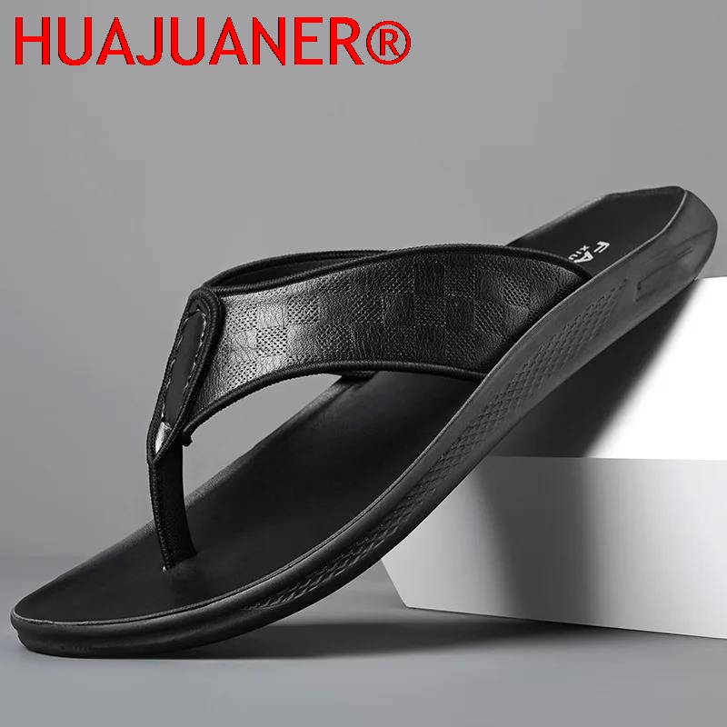 Casual Outdoor Men's Sandals S - Flip Flop Leather Men avaliação e preço