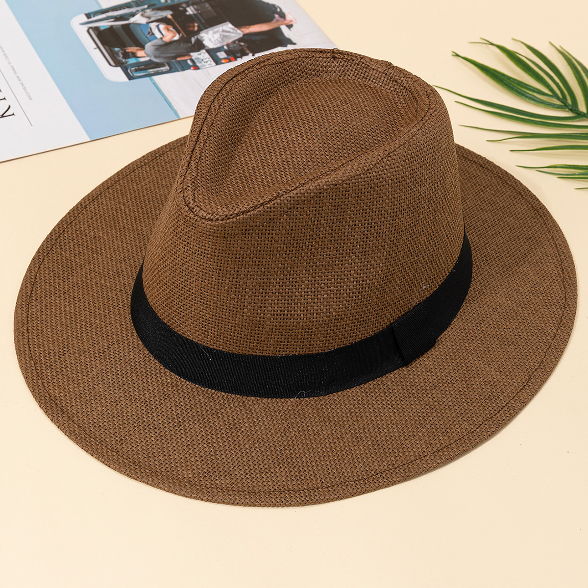Hat, male, summer vacation, be - Bucket Hat Straw avaliação e preço