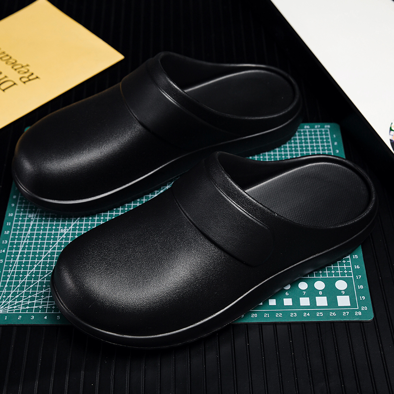 YUYIN Men Women EVA Chef Shoes - Flip Flop Leather Men avaliação e preço