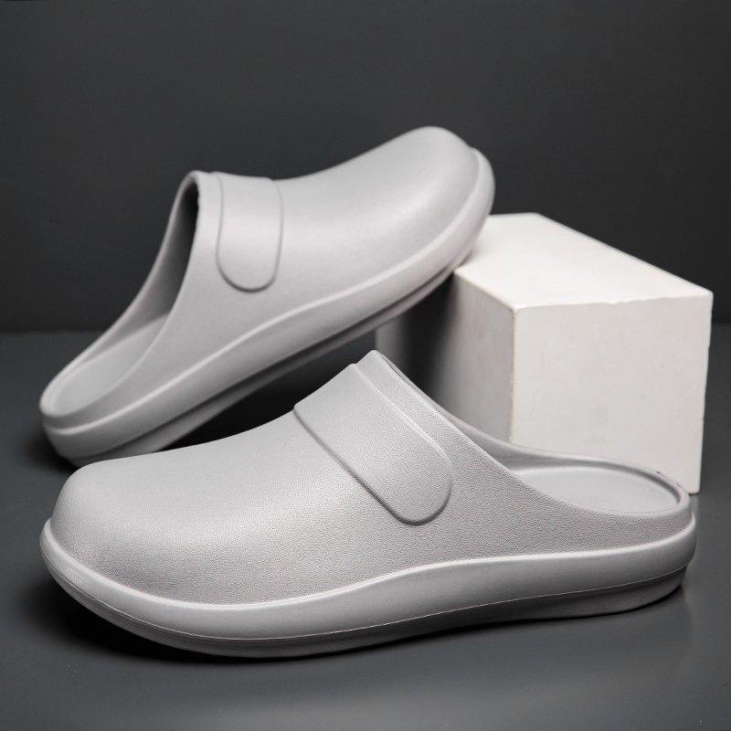 YUYIN Men Women EVA Chef Shoes - Flip Flop Leather Men avaliação e preço