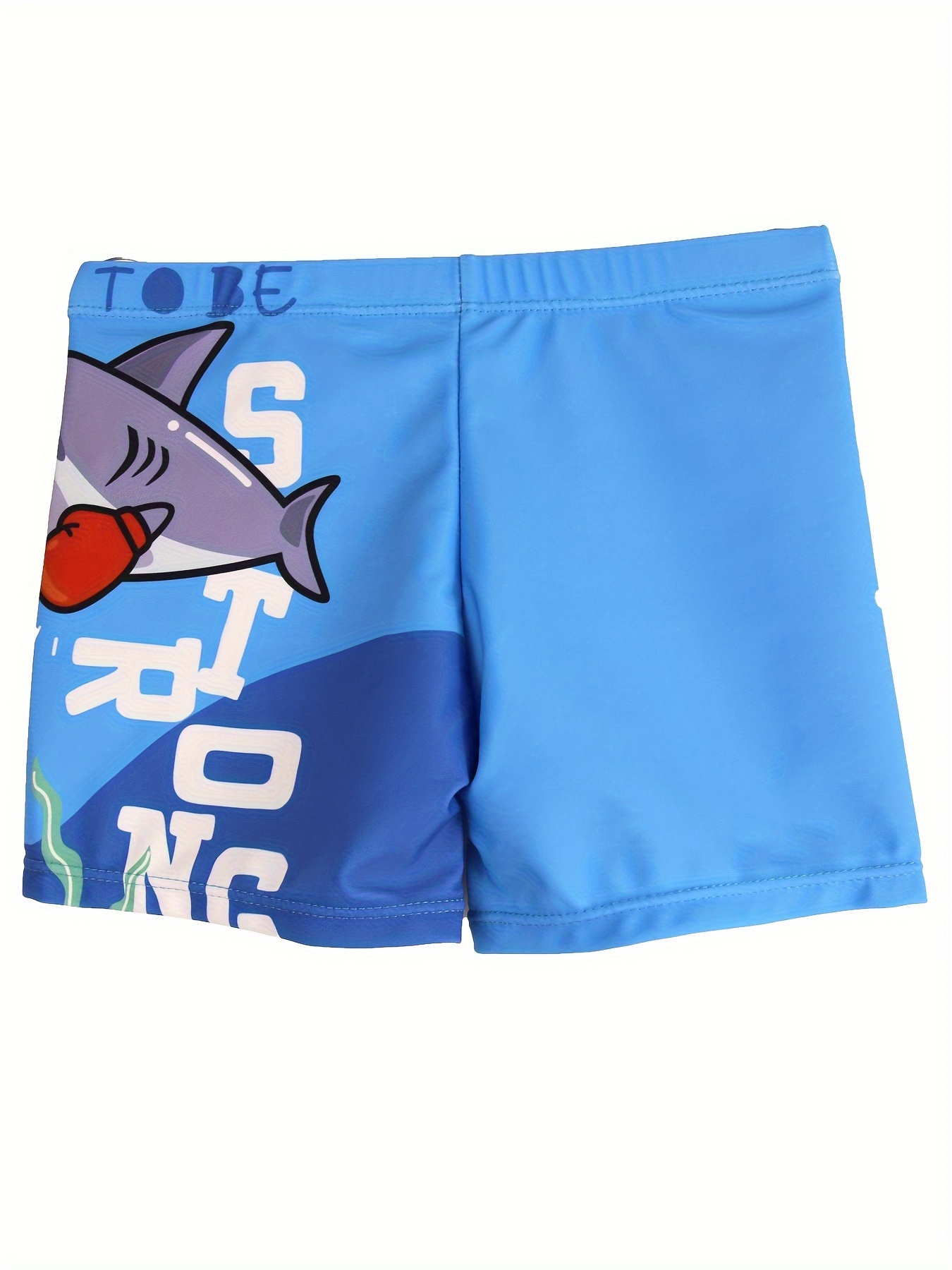 Cartoon Boxing Crab And Shark  - Swim Trunk Quick Dry avaliação e preço